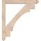 Ekena Millwork Merced Arts and Crafts Smooth Bracket w/ Offset Brace, Douglas Fir, 5 1/2"W x 40"D x 44"H BKT0604X40X44MRC03SDF - alternate 2